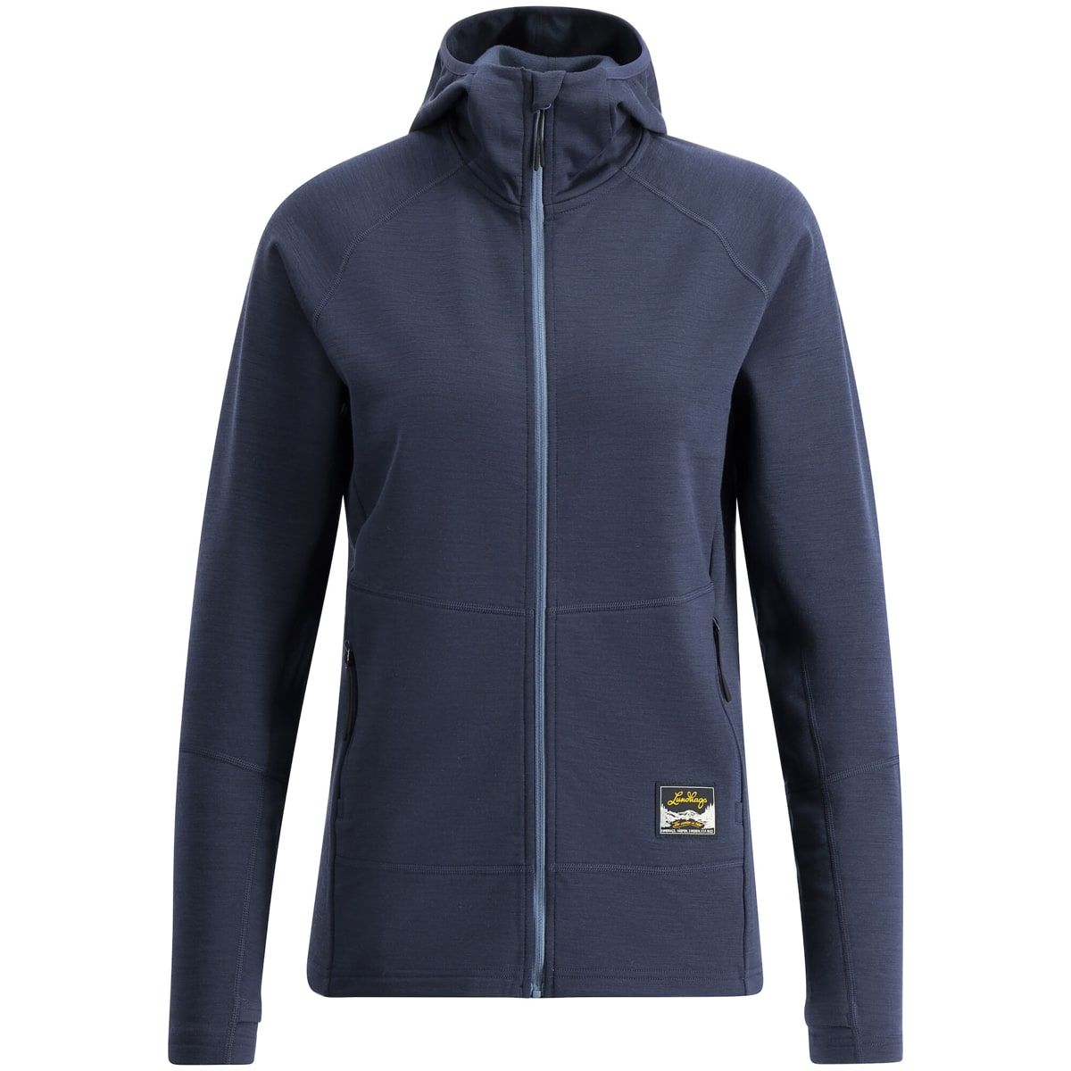 Lundhags Tived Merino Hoodie W Deep Blue