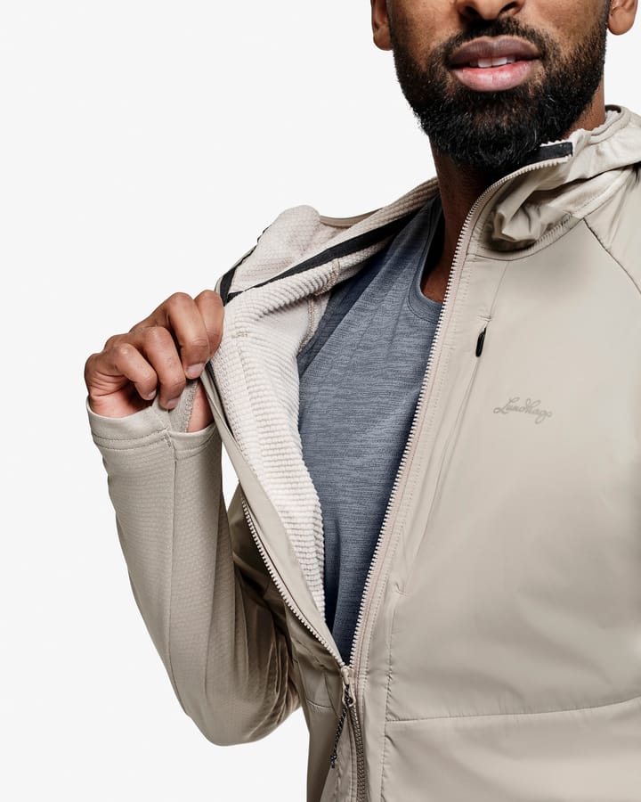 Lundhags Men's Padje Windbreaker Hoodie Sand/driftwook Lundhags