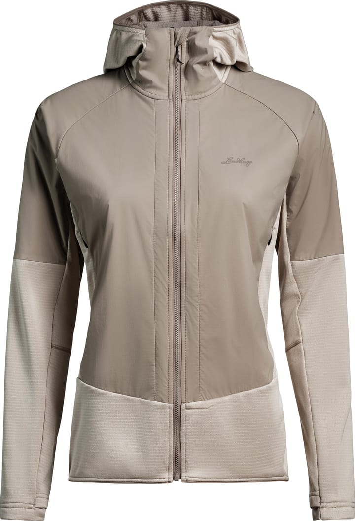 Lundhags Women's Padje Windbreaker Hoodie Sand/driftwook Lundhags