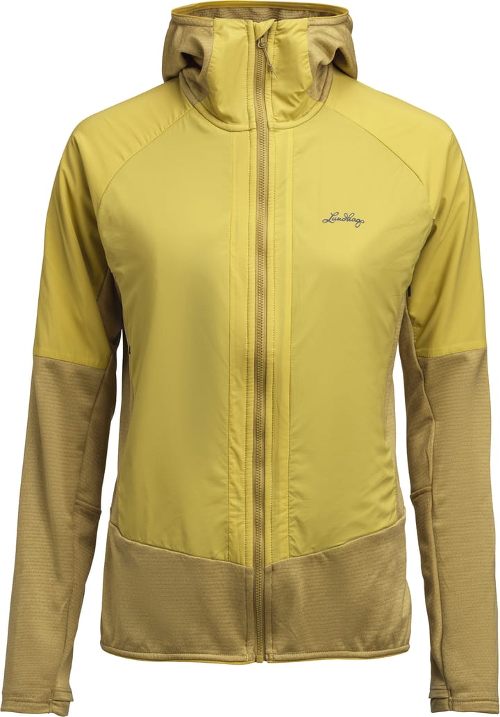 Lundhags Women's Padje Windbreaker Hoodie Straw/bamboo Lundhags