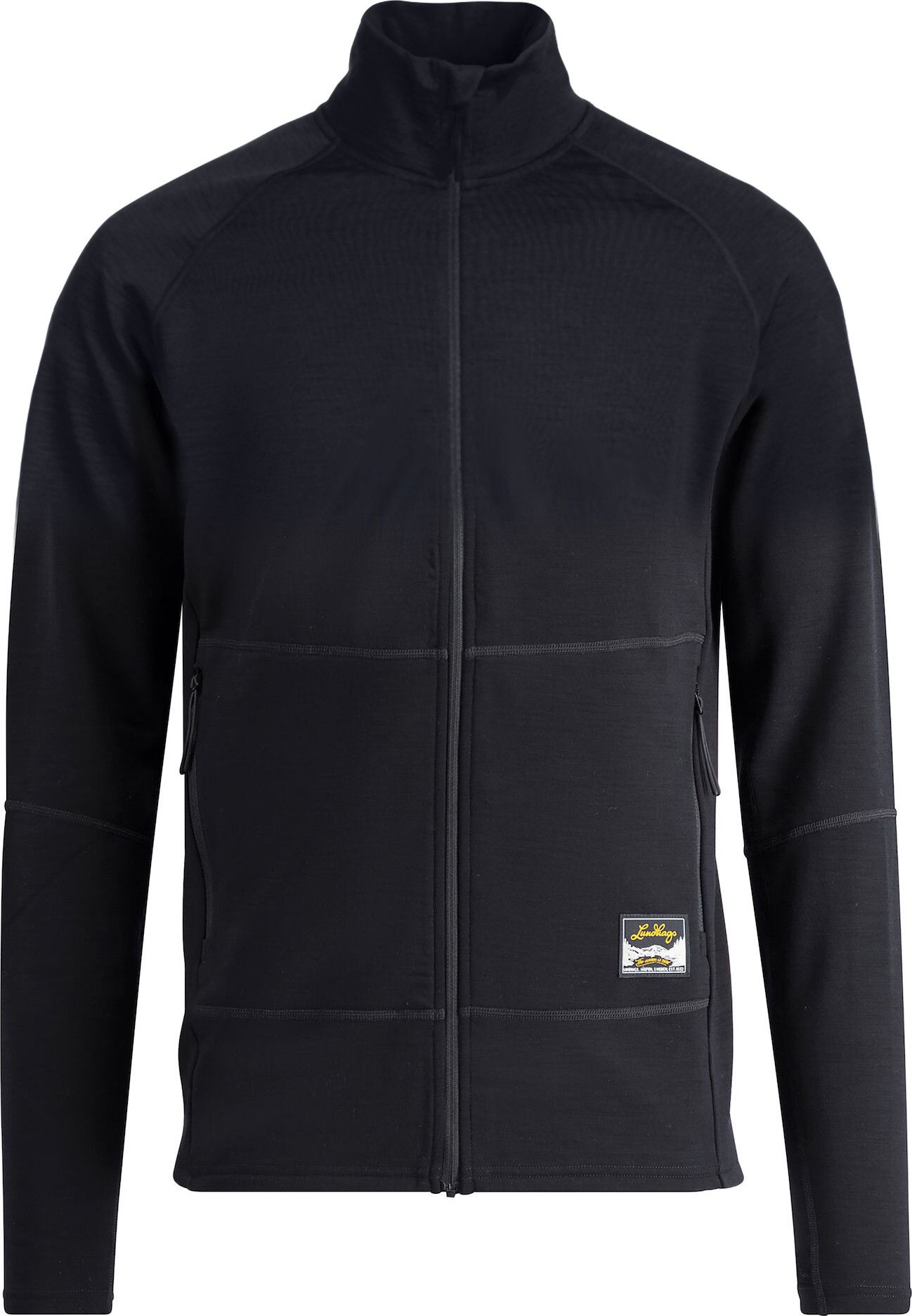 Lundhags Men's Tived Merino Full Zip Black