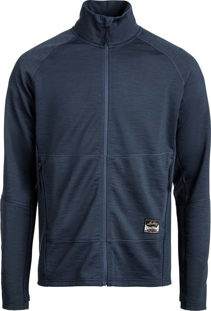 Lundhags Men's Tived Merino Full Zip Deep Blue Lundhags