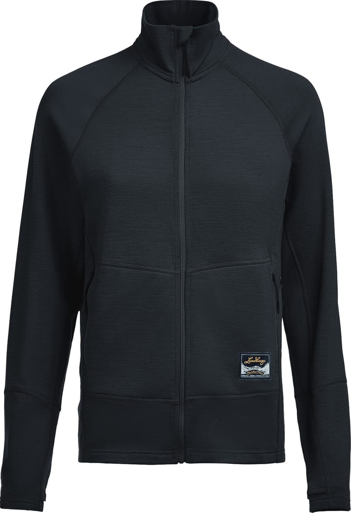 Lundhags Women's Tived Merino Full Zip Black Lundhags