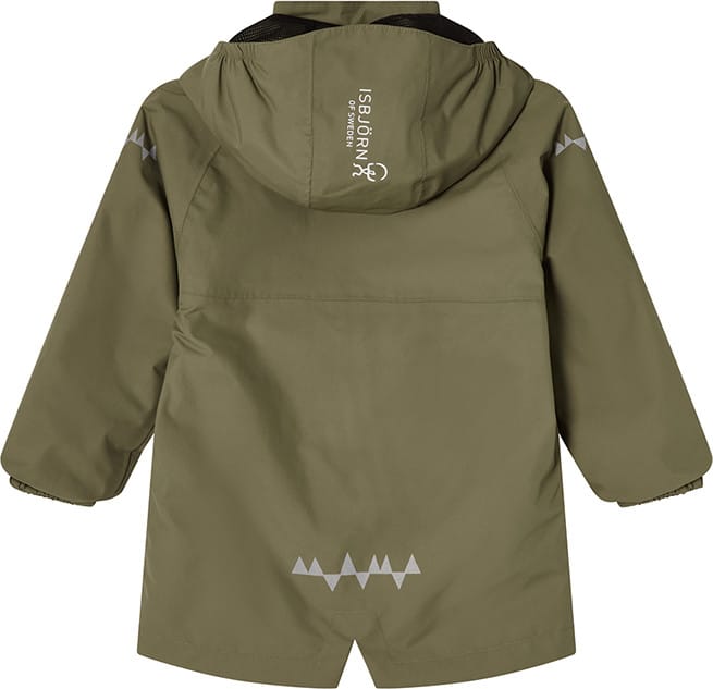 Isbjörn of Sweden Kids' Cyclone Hardshell Parka Moss Isbjörn of Sweden