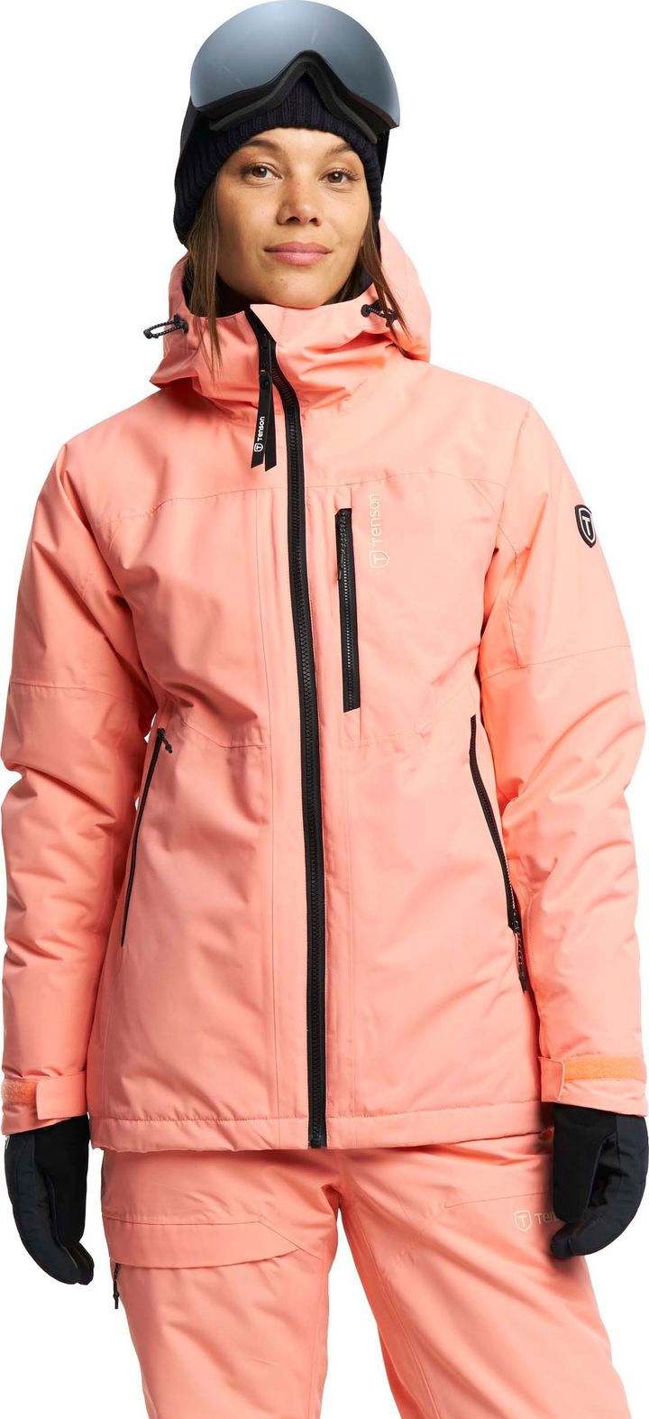 Tenson Women's Niseko Ski Jacket Peach Tenson