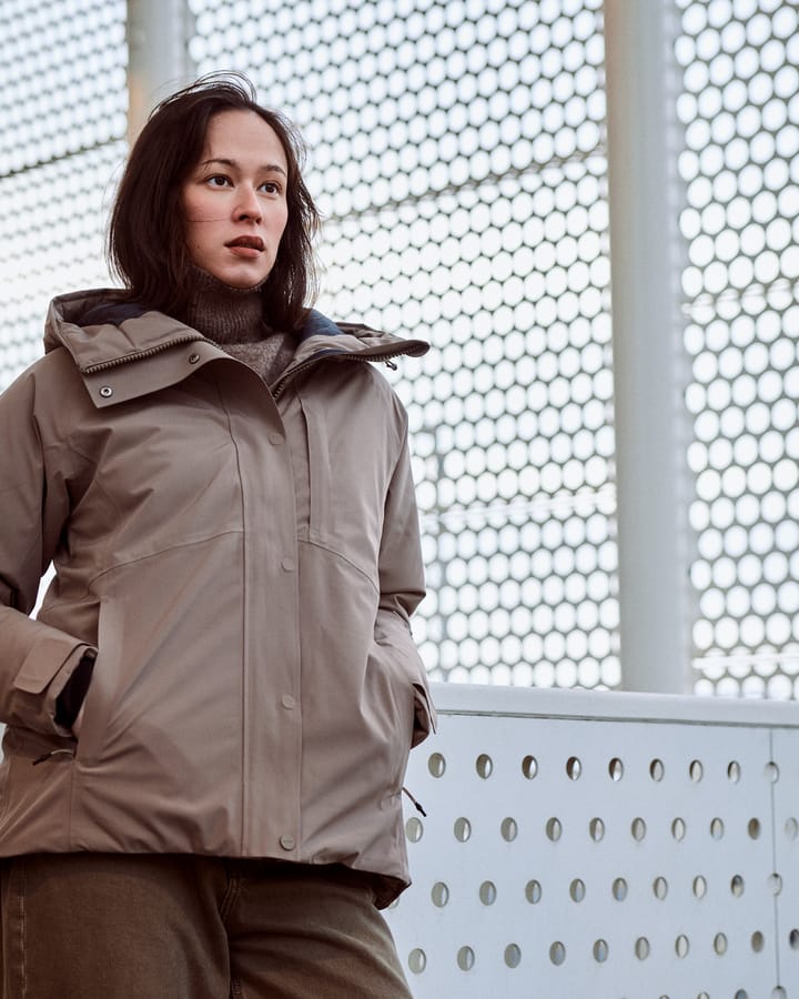 Tenson Women's Vision Storm Jacket Brown Tenson