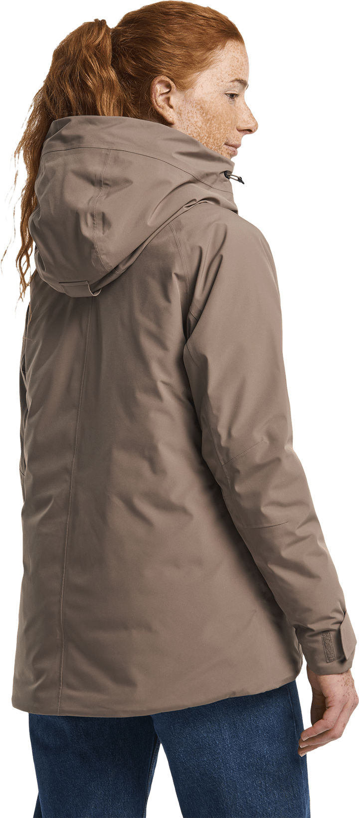 Tenson Women's Vision Storm Jacket Brown Tenson