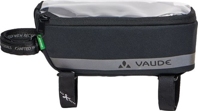 VAUDE Unisex Top Tube Phone Bag  Black Cykeltasker OneSize