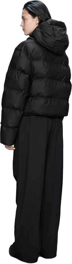 Rains Women's Alta Short Puffer Jacket Black Rains