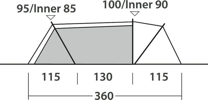 Outwell Nexion 2 Forest Green Outwell