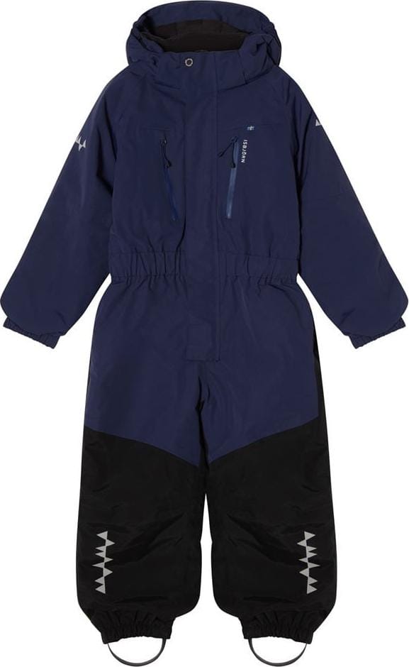 Isbjörn of Sweden Kids' Penguin Snowsuit Navy