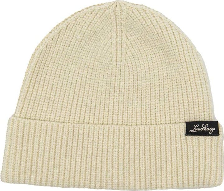 Lundhags Core Ribbed Beanie Chalk White Lundhags