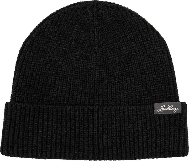 Lundhags Core Ribbed Beanie Black Lundhags