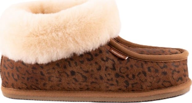 Shepherd of Sweden Women's Lena Slipper Chestnut Leopard Shepherd of Sweden