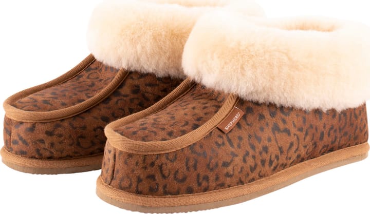 Shepherd of Sweden Women's Lena Slipper Chestnut Leopard Shepherd of Sweden