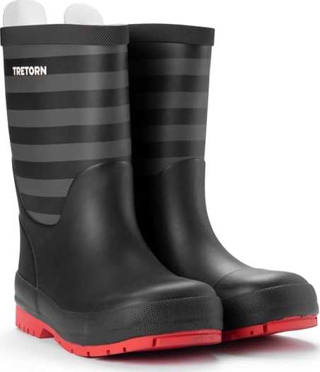 Tretorn Kids' Gränna Black/Grey Tretorn
