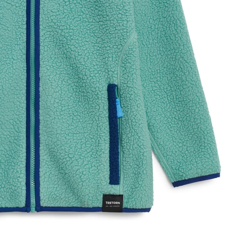 Tretorn Juniors' Farhult Pile Jacket Dusty Turquoise Tretorn