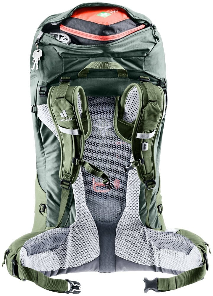 Deuter Men's Futura Air Trek 50+10 Ivy-Khaki Deuter Deuter Men's Futura Air Trek 50+10 Ivy-Khaki Deuter