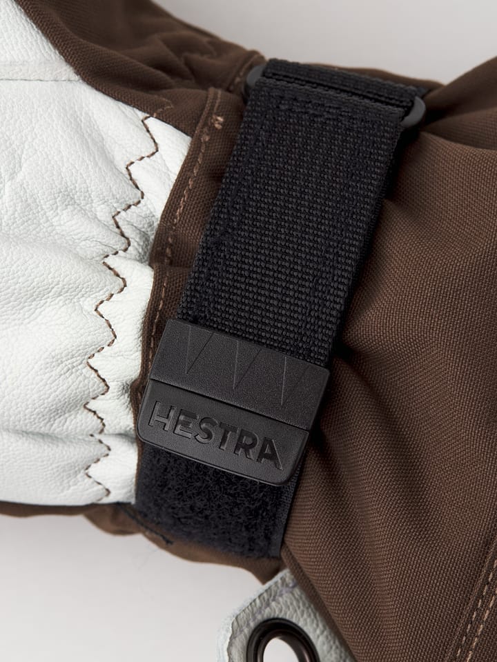 Hestra Army Leather Heli Ski 3-Finger Espresso Hestra