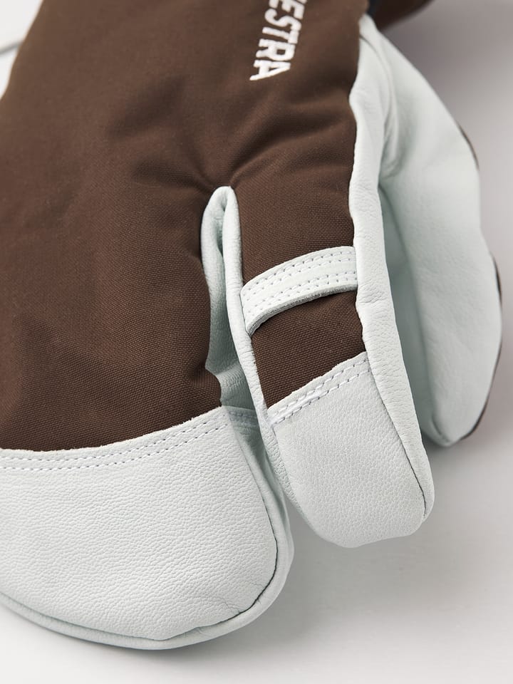 Hestra Army Leather Heli Ski 3-Finger Espresso Hestra
