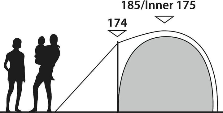Outwell Cloud 5 Green Outwell
