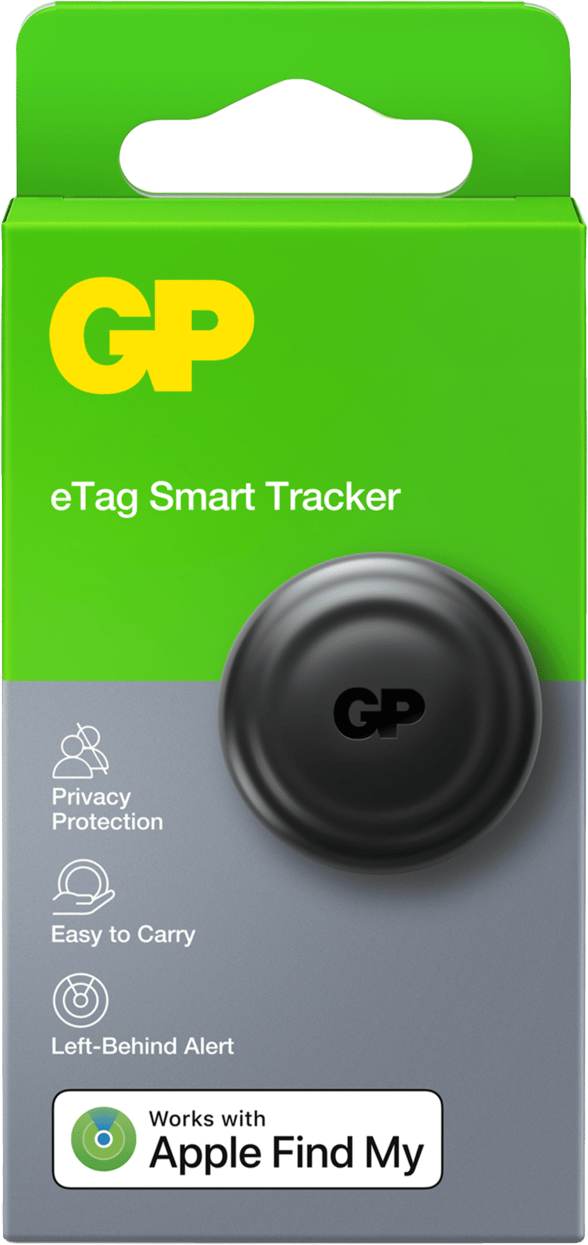 GP Batterier eTag Smart Tracker Black GP Batterier