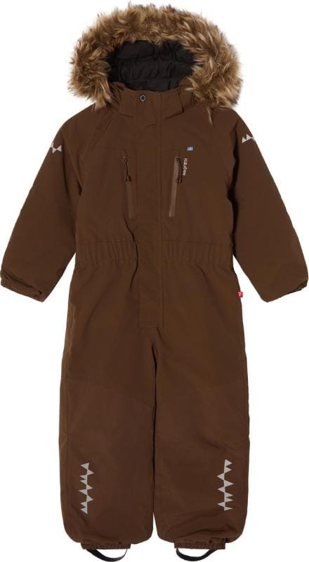 Isbjörn of Sweden Kids' Snowlion Snowsuit Chocolate