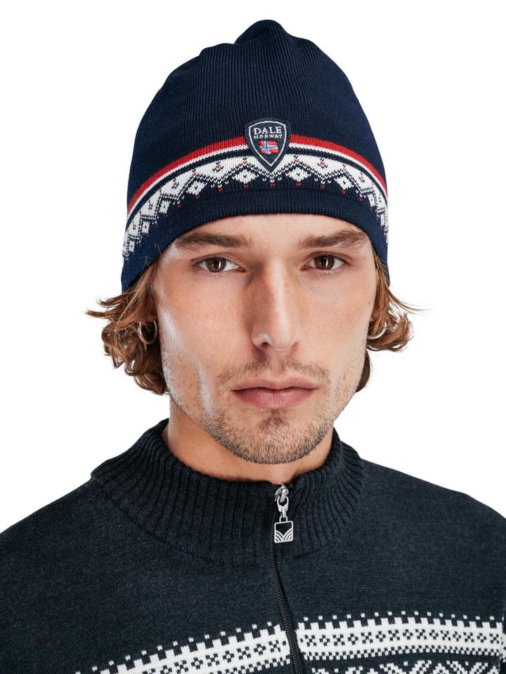 Dale of Norway Moritz Hat Navy Raspberry Offwhite Dale of Norway