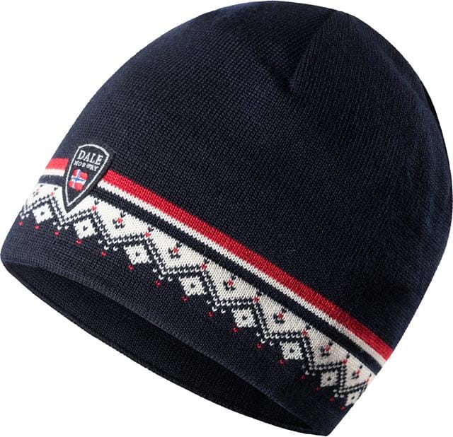 Dale of Norway Moritz Hat Navy Raspberry Offwhite