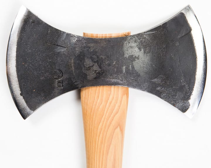 Gränsfors Dubbeleggad Yxa, Kort skaft, 75 cm Wood/Grey Gränsfors