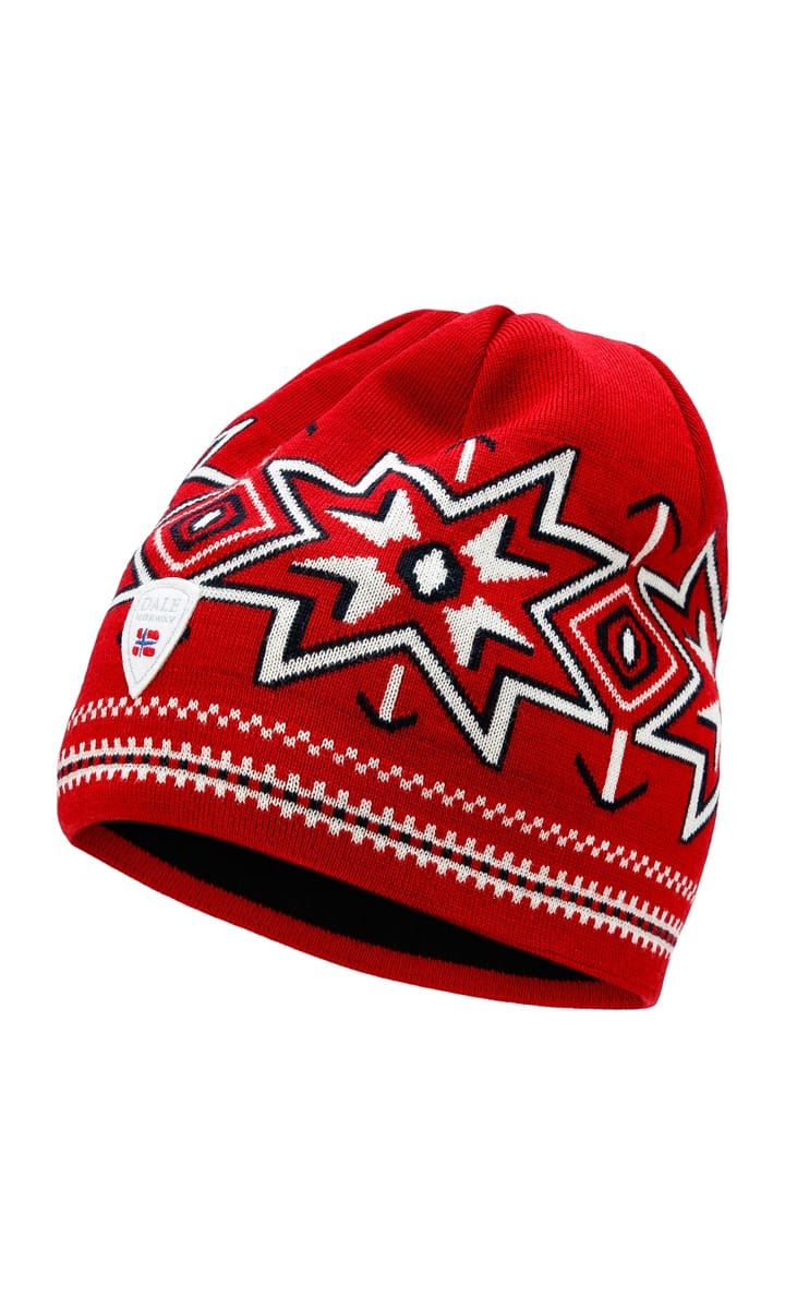 Dale Of Norway Tindefjell Hat Raspberry Offwhite Navy