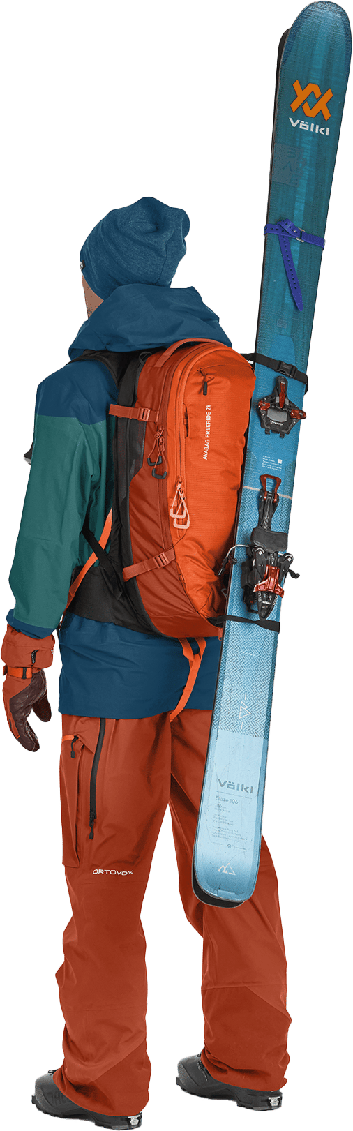 Ortovox Avabag LiTRIC Freeride 28 Zip Dark Wild Herbs Ortovox