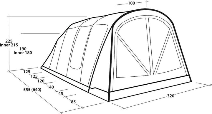 Outwell Florida 5 Air Green Outwell