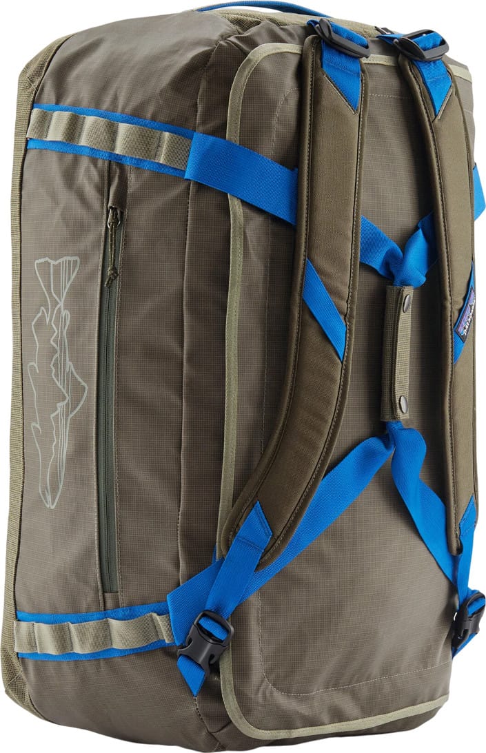 Patagonia Black Hole Duffel 55L Basin Green W/fitz Trout Patagonia Patagonia Black Hole Duffel 55L Basin Green W/fitz Trout Patagonia