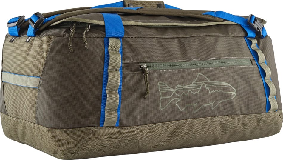 Patagonia Black Hole Duffel 55L Basin Green W/fitz Trout