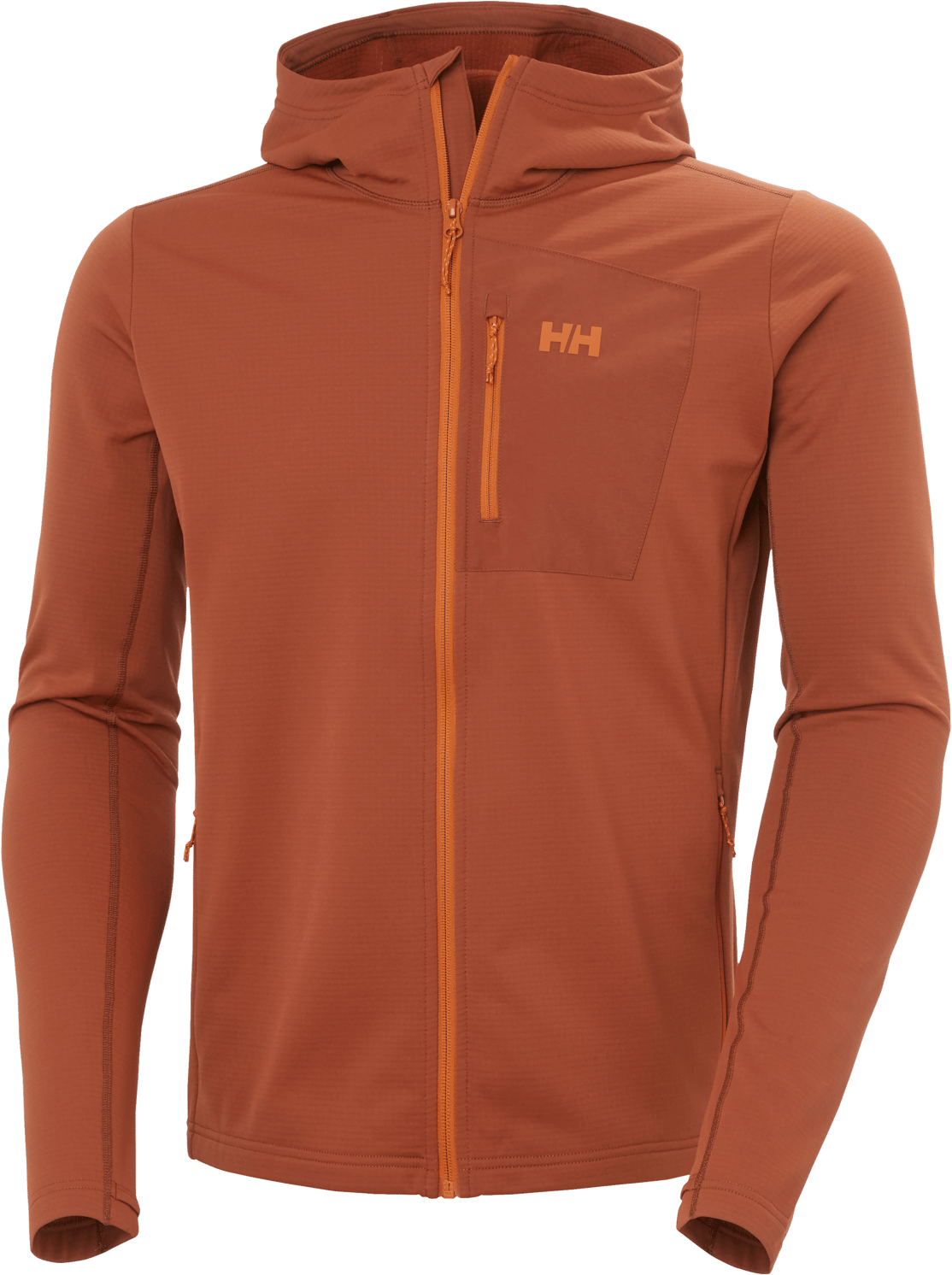 Helly Hansen Men's Versalite Hooded Fleece Jacket Iron Oxide