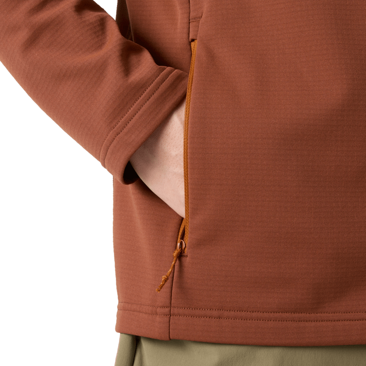 Helly Hansen Men's Versalite Hooded Fleece Jacket Iron Oxide Helly Hansen