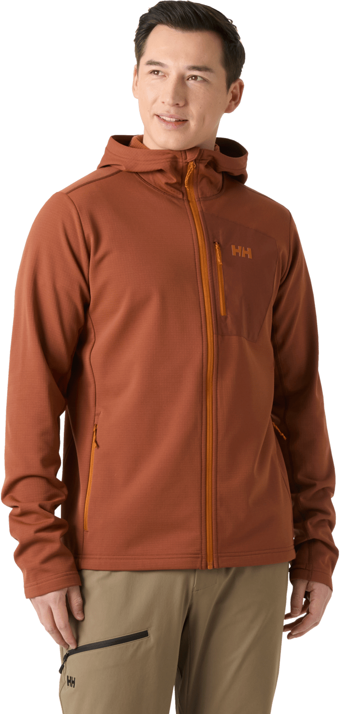 Helly Hansen Men's Versalite Hooded Fleece Jacket Iron Oxide Helly Hansen