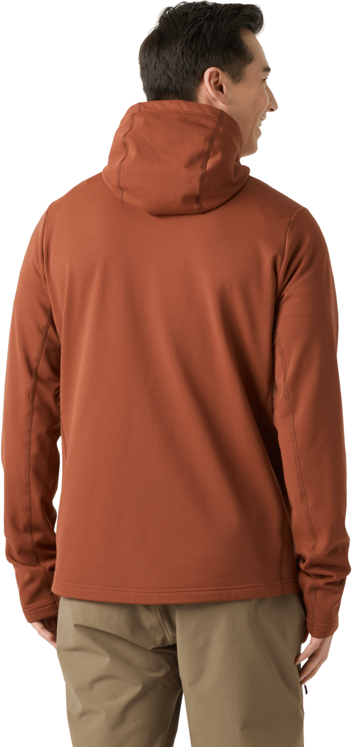 Helly Hansen Men's Versalite Hooded Fleece Jacket Iron Oxide Helly Hansen