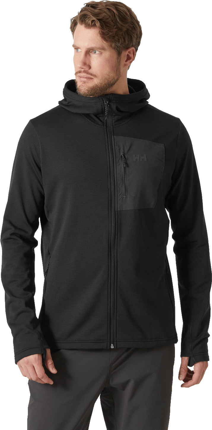 Helly Hansen Men's Versalite Hooded Fleece Jacket Black Helly Hansen