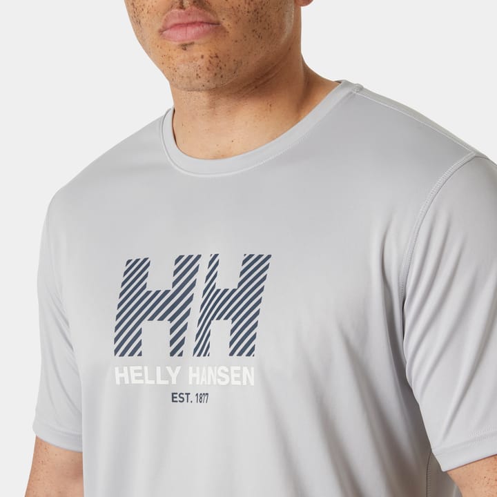 Helly Hansen Men's HH Tech Graphic T-Shirt 2.0 Grey Fog Helly Hansen