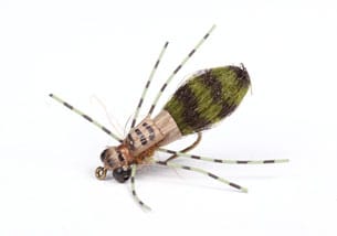 Guideline Dragon Fly Nymfe #10 Kvalitetsfluer Fra Kjente Leverandører Olive/black Guideline