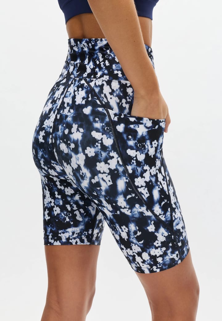 Röhnisch Women's Flattering Printed Bike Tights Indigo Bloom Röhnisch