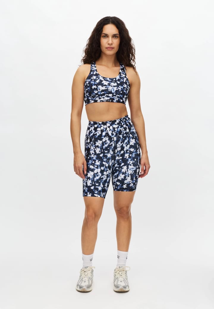 Röhnisch Women's Flattering Printed Bike Tights Indigo Bloom Röhnisch