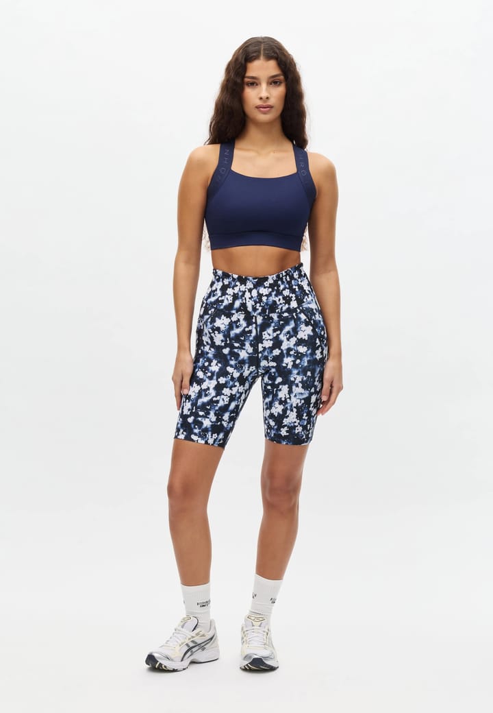 Röhnisch Women's Flattering Printed Bike Tights Indigo Bloom Röhnisch