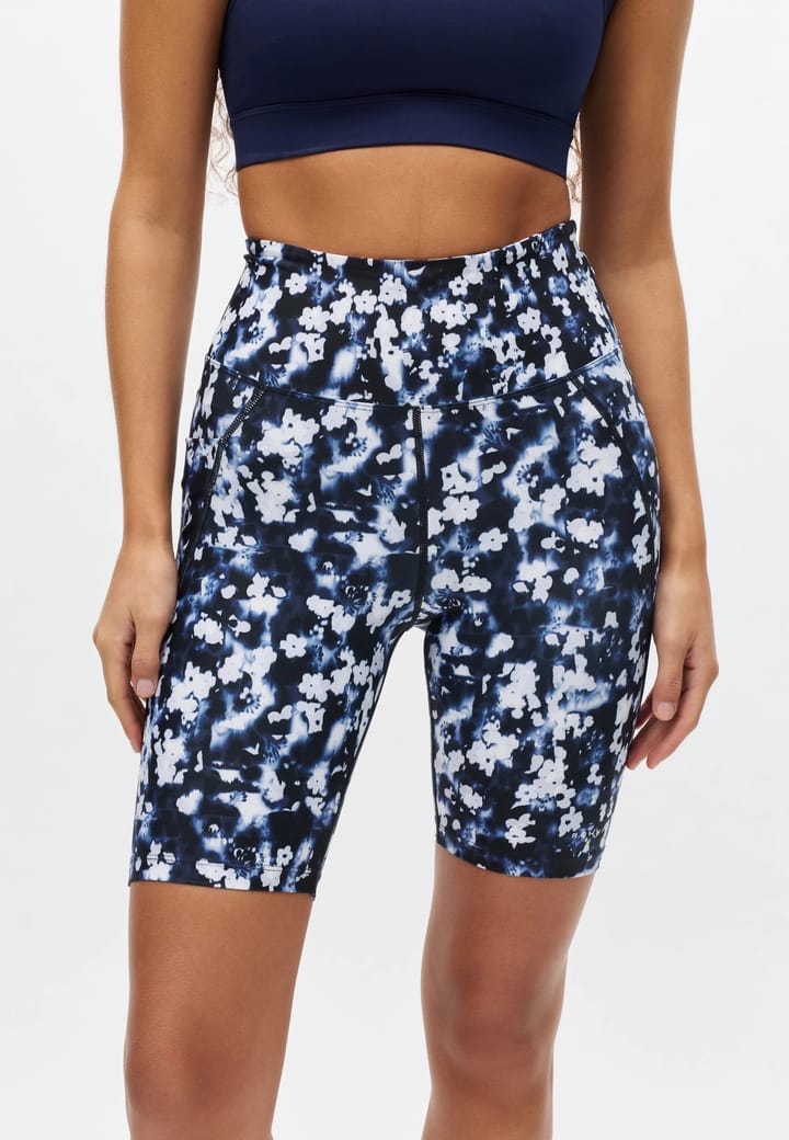 Röhnisch Women's Flattering Printed Bike Tights Indigo Bloom Röhnisch