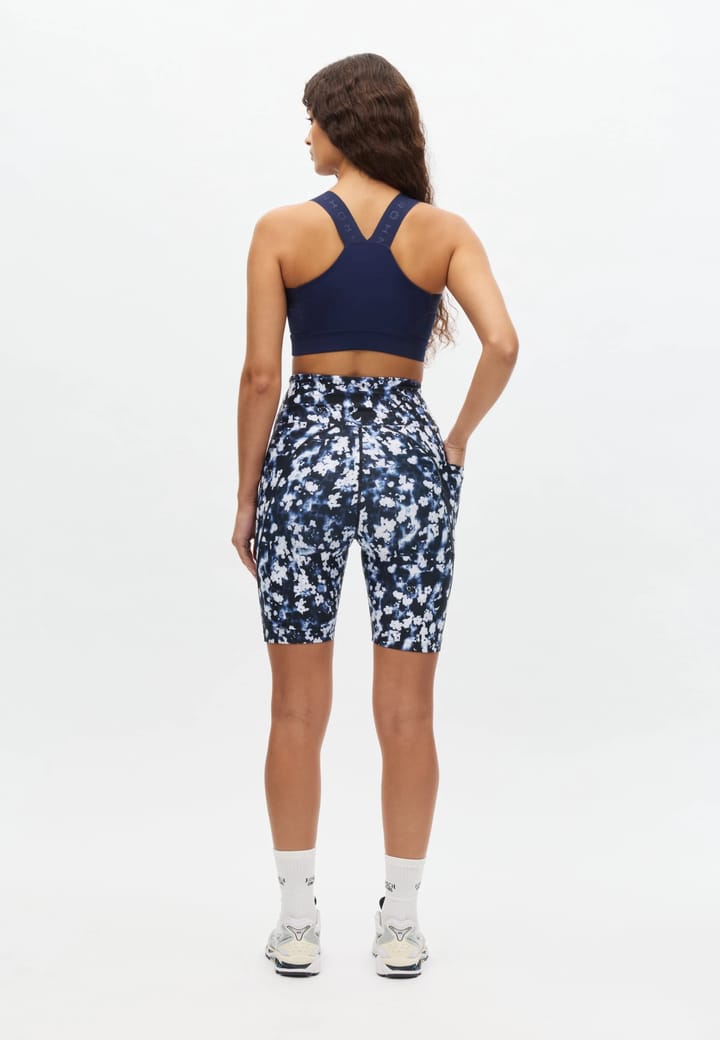 Röhnisch Women's Flattering Printed Bike Tights Indigo Bloom Röhnisch