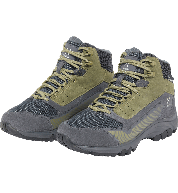 Skuta Mid Proof Eco Women's Magnetite/Olive Green Haglöfs