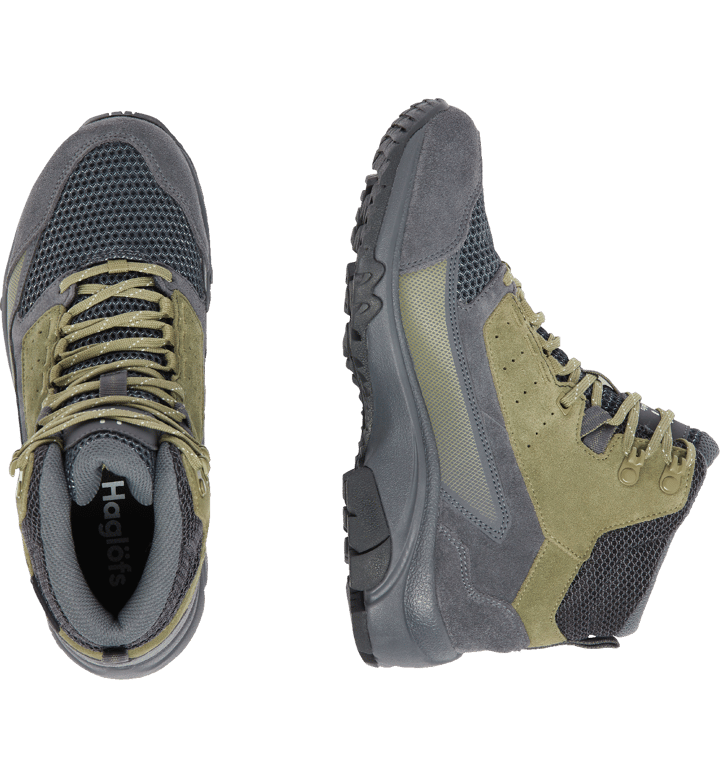 Skuta Mid Proof Eco Women's Magnetite/Olive Green Haglöfs