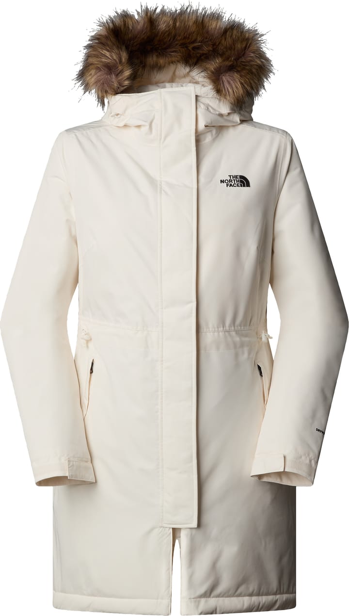 The North Face Women's Recycled Zaneck Parka White Dune The North Face